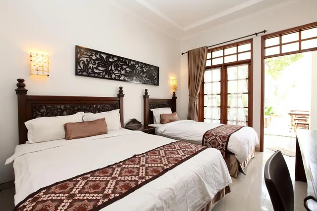 غرفة عائلية بسرير كوين وسرير فردي، De Halimun Guest House 1/1