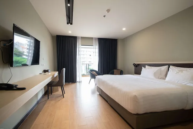 غرفة ديلوكس بسرير كينج بحوض استحمام، Lewit Hotel Pattaya, a member of Radisson Individuals 1/6