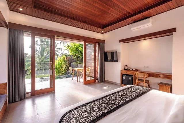 فيلا سوبيريور بسرير كينج بشرفة، Taru Sebatu Villa 3/10