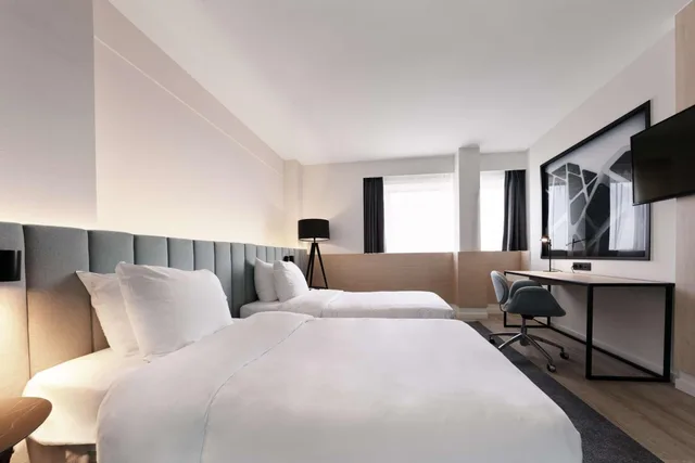 غرفة قياسية بسرير مزدوج، Radisson Blu Hotel, Hasselt 2/8