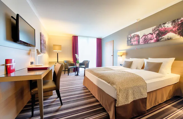 غرفة كومفورت بسرير كوين، Leonardo Hotel Dusseldorf Airport Ratingen 10/10