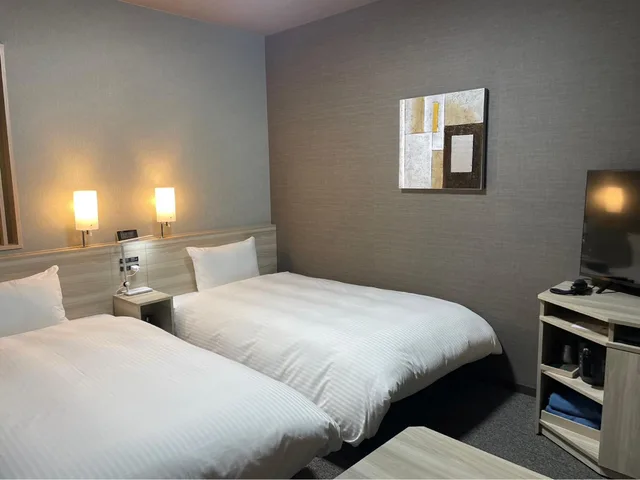 Room, Twin Beds, Electronic Cigarette Only, Smoking, Hotel Route Inn Fukushima Nishi Inter 1/1