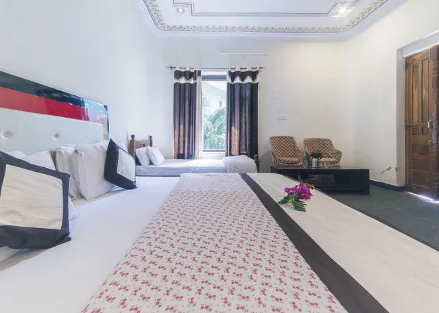 كوخ ديلوكس بسرير كوين وسرير فردي، THE COUNTRY SIDE RESORT 8/10