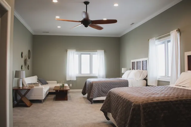 غرفة ديلوكس بسريرين كوين بحمام خاص، The Respite Bed and Breakfast 3/7