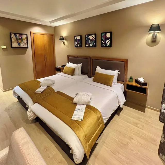 Deluxe, Twin Beds, City View, Belere Hotel Rabat 1/7