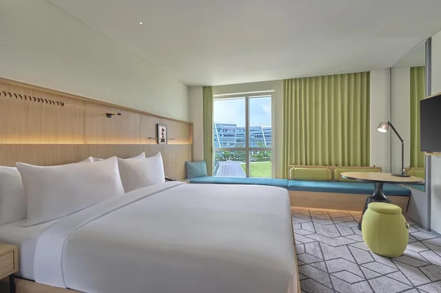 جناح ديلوكس بسرير كينج بغرفة نوم واحدة، Hilton Garden Inn Bengaluru Embassy Tech Village 1/4