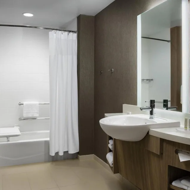 جناح بسرير كوين مع سرير سحّاب إضافي مع أريكة لذوي الإعاقة، Springhill Suites By Marriott Philadelphia West Chester Exton 4/4