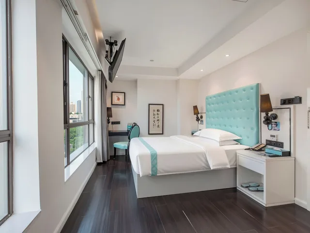 غرفة قياسية بسرير كوين بإطلالة على المدينة، Xana Lite Hotel (Guangzhou Dongxiaonan Metro Station Shixi) 7/10