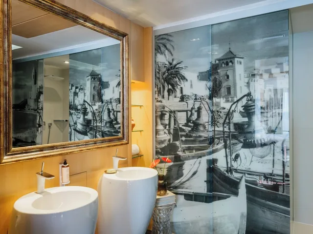 جناح جونيور بسريرين منفصلين بإطلالة على البحر، MiM Sitges member of Melia Collection 3/3