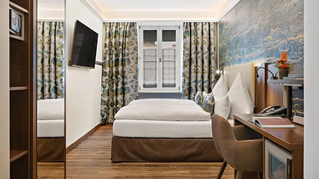 غرفة بسريرين منفصلين، Hotel Deutsche Eiche 4/7