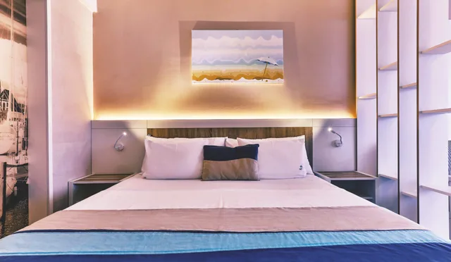 غرفة مزدوجة بإطلالة على الجبل، Carine Hotel Delfin 2/2