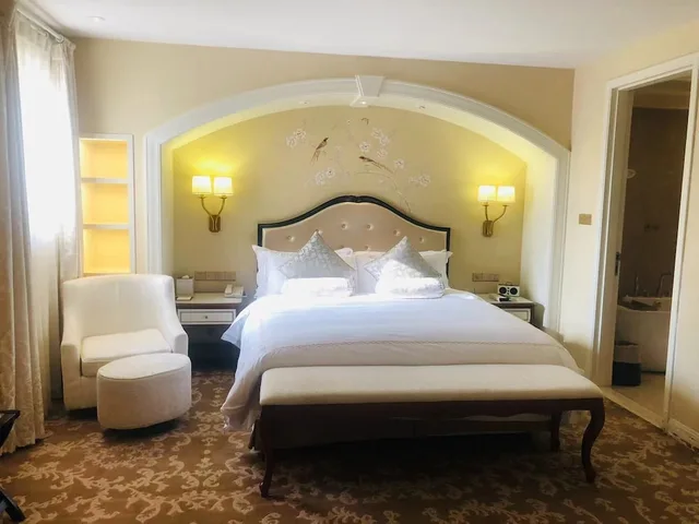 غرفة بزنس بسرير كوين، Urban Island Hotel Shanghai 3/4
