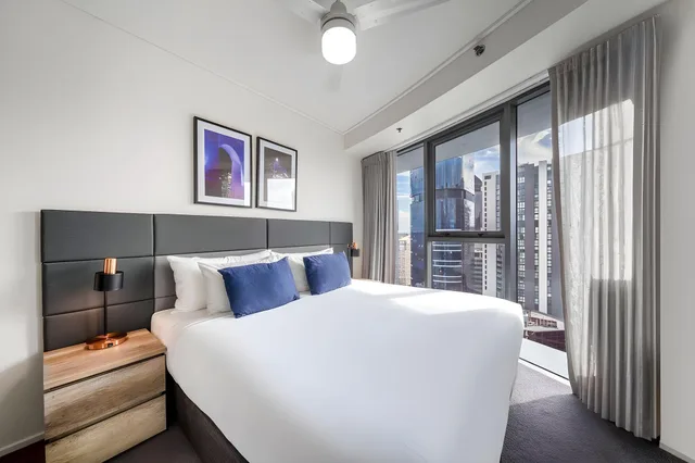 2 Bedrooms, Story, 3 Beds, Bridge View، Oaks Brisbane Felix Suites 1/1