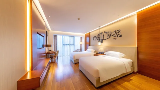 غرفة قياسية بسريرين مزدوجين، HOLIDAY INN NANJING XUANWU LAKE 1/3