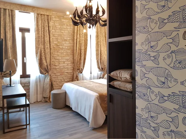 غرفة ديلوكس بسرير مزدوج، Hotel Aquarius Venice 5/5