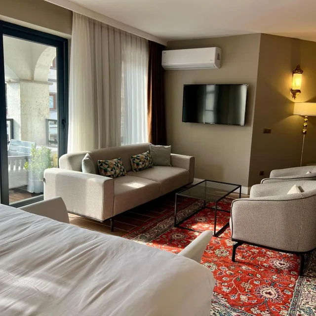 غرفة بسرير كينج بشرفة، Osmanli Manor Hotel 4/10