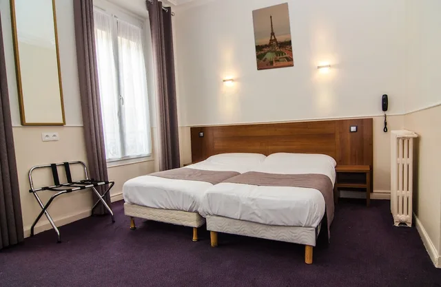غرفة بسريرين منفصلين، Hotel Paris Bruxelles 2/5
