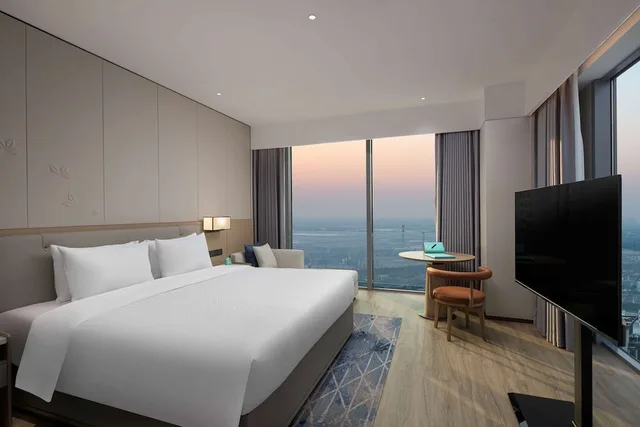 غرفة تنفيذية بسرير كينج، Wyndham Changzhou Xinbei 1/1
