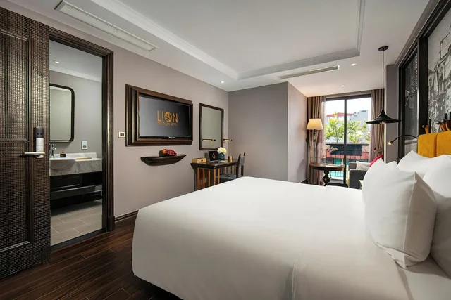 غرفة بريميوم ديلوكس بسرير كوين بإطلالة على المدينة، Hanoi Lion Boutique Hotel 4/10