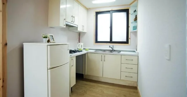غرفة بسرير مزدوج، Jeju Gotjawal Geomoon Oreum Pension 3/3