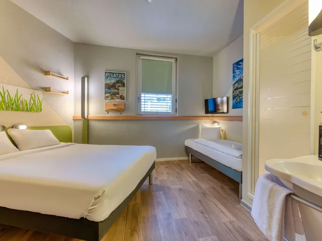 غرفة عائلية بسرير مزدوج، Ibis Budget Luzern City 7/7