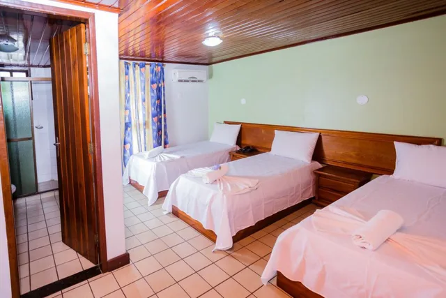 غرفة قياسية بسرير مزدوج وسريرين منفصلين، Rede Andrade Estrela Centro Hotel 3/8