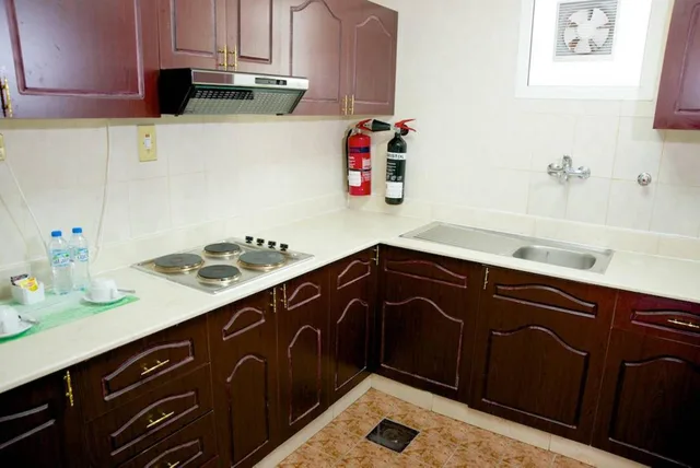 شاليه بسرير كينج بغرفة نوم واحدة، Green Mubazzarah Chalets 7/8