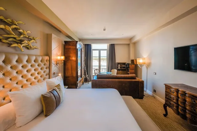 Riviera, Suite, 2 King Beds, Partial Sea View, GRAND HOTEL DES SABLETTES PLAGE, CURIO COLLECTION BY HILTON 1/9