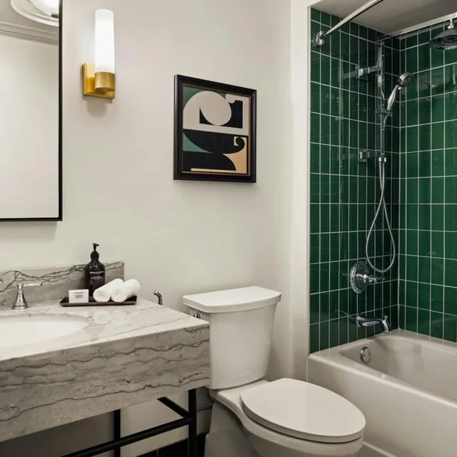 غرفة قياسية بسرير كينج، The Talbott Hotel 5/7