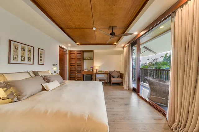غرفة غراند ديلوكس بسريرين منفصلين بشرفة، Hoi An Eco Lodge & Spa 3/10