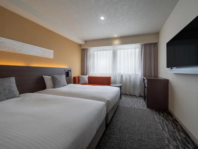 غرفة بسريرين منفصلين، Hotel VISTA Matsuyama 3/10