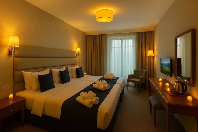 غرفة ديلوكس ثلاثية بثلاثة أسرّة، Istanbul Midpoint Hotel 6/10