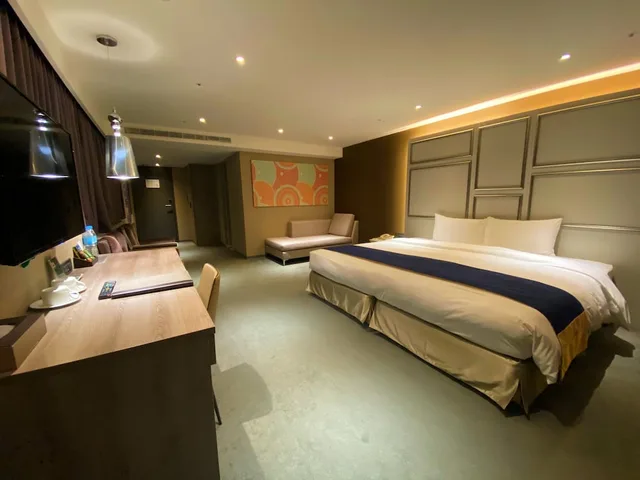 غرفة تنفيذية بسرير كينج، Green World Hotels Zhongxiao Taipei 3/6
