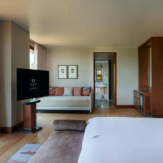 4 Bedrooms, Hilltop, Cliff, Suite, King Bed, Ocean View, Butler, Private Infinity Pool، V Villas Phuket - MGallery 3/9