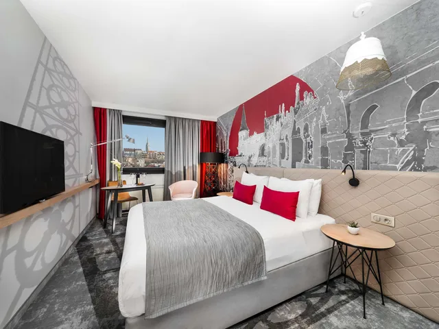 غرفة قياسية بسرير مزدوج، Mercure Budapest Castle Hill 3/8