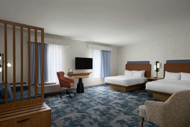 جناح بسريرين كوين، Hampton Inn & Suites Southern Pines-Pinehurst 1/2