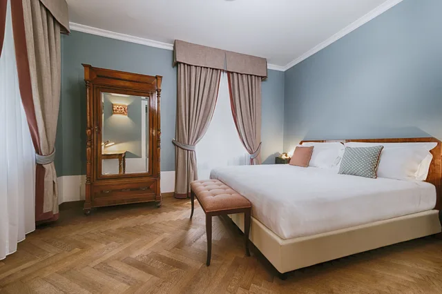 غرفة كومفورت بسرير كوين، La Posta Hotel & Thermal Spa 1/7