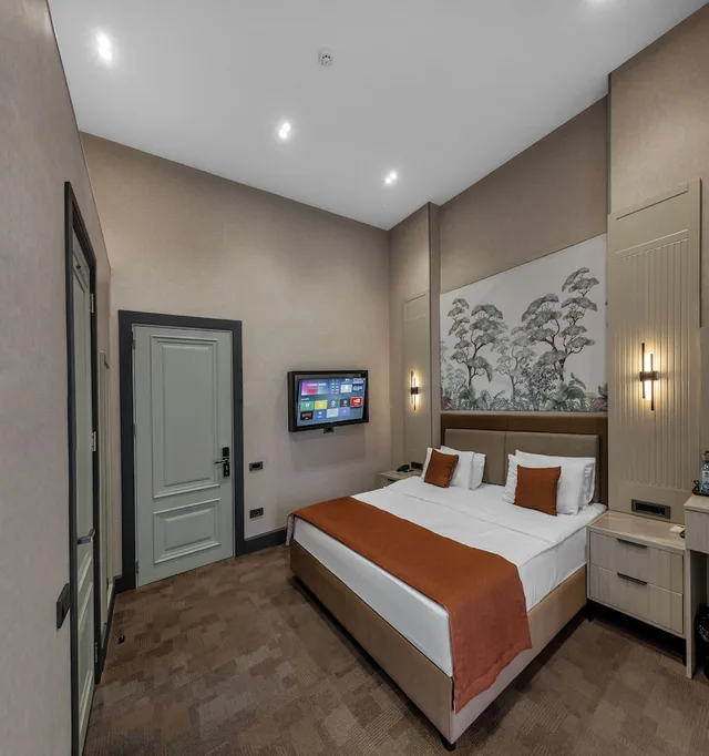 غرفة فاخرة بسرير كينج بإطلالة على المتنزه للمدخنين، Nizami Central Park Hotel 1/3