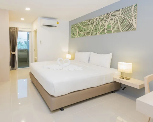 Room, 2 Double Beds, Trat City Hotel 1/4