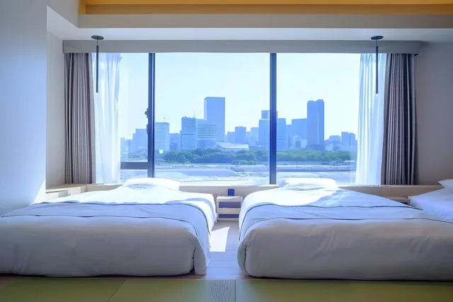 غرفة بسريرين مزدوجين، Tosei Hotel Cocone Tsukiji Ginza Premier 1/1