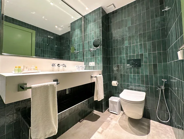 غرفة سوبيريور بإطلالة على المدينة بشرفة مفردة بسرير مزدوج، Ribera de Triana Hotel 9/10