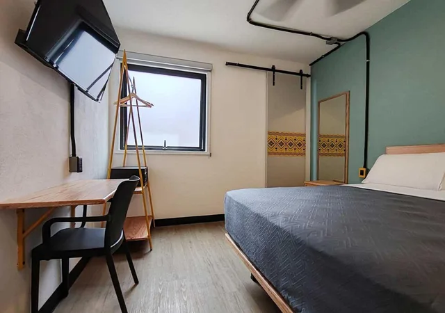 Standard, Queen Bed, Hotel Escala Colonia Roma 3/8