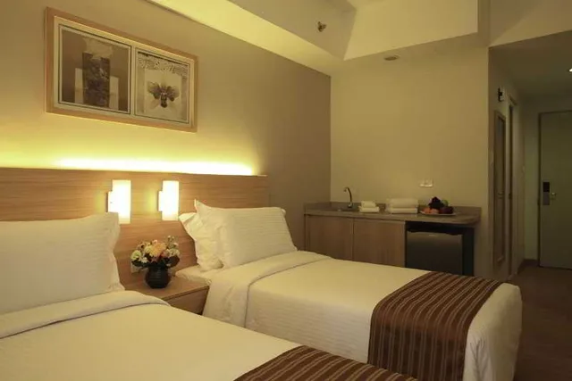 غرفة ديلوكس تنفيذية بسريرين منفصلين، One Pacific Place Serviced Residences 1/1