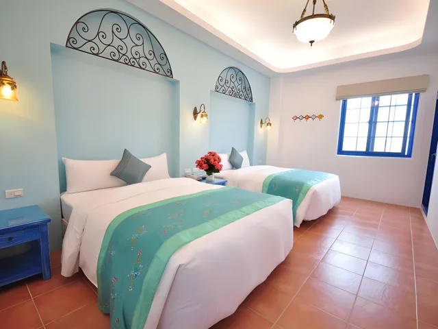 غرفة رباعية بسريرين مزدوجين، Greece Style Hotel 1/2