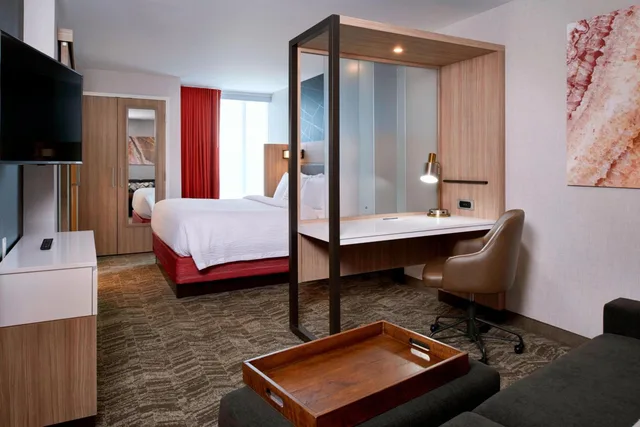 جناح بسرير كينج مع أريكة لذوي الإعاقة، Springhill Suites Grand Rapids West 8/10