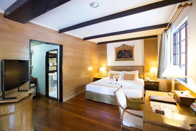 غرفة شهر العسل بسرير مزدوج بإطلالة على المسبح، Imperial Mae Hong Son Resort 1/4