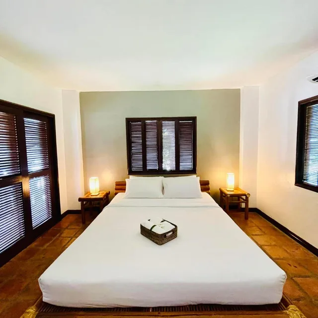 غرفة ديلوكس بسرير مزدوج بإطلالة على البحر، Ananyana Beach Resort 3/5