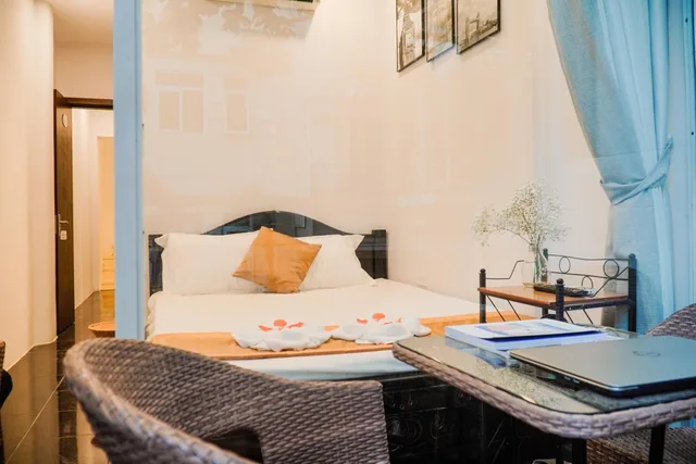 غرفة بسرير مزدوج، Hanoi Lotus Hostel 1/1