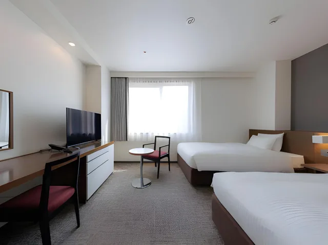 Semi Room, Standard, Twin Beds, 2 Semi Double Beds, North Wing, JR KYUSHU HOTEL KAGOSHIMA 1/1