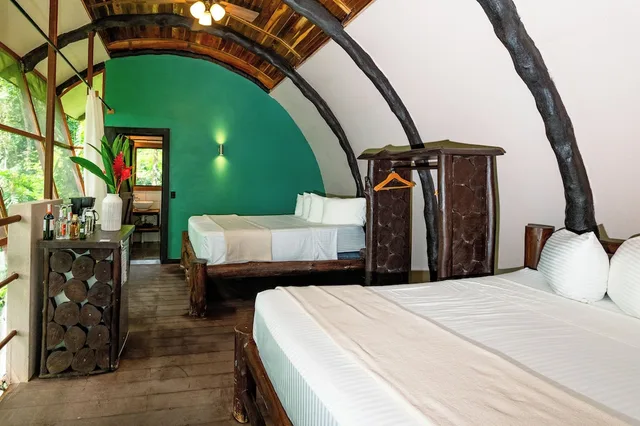 Tree House, 2 Queen Beds, Mountain View، Maquenque Eco-Lodge 4/9